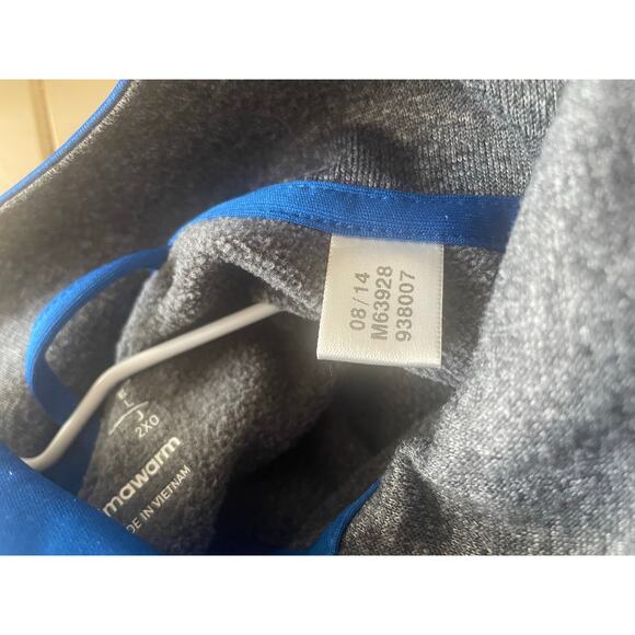 adidas Gray and Blue Men's Jacket - Picture 9 of 10